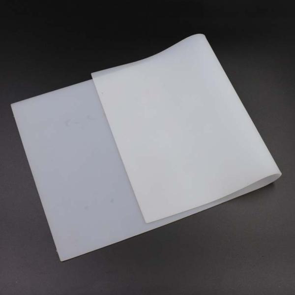 Milky White Silicone Rubber Sheet Heat Insulation Thickness 0.1mm 0.2mm 1mm