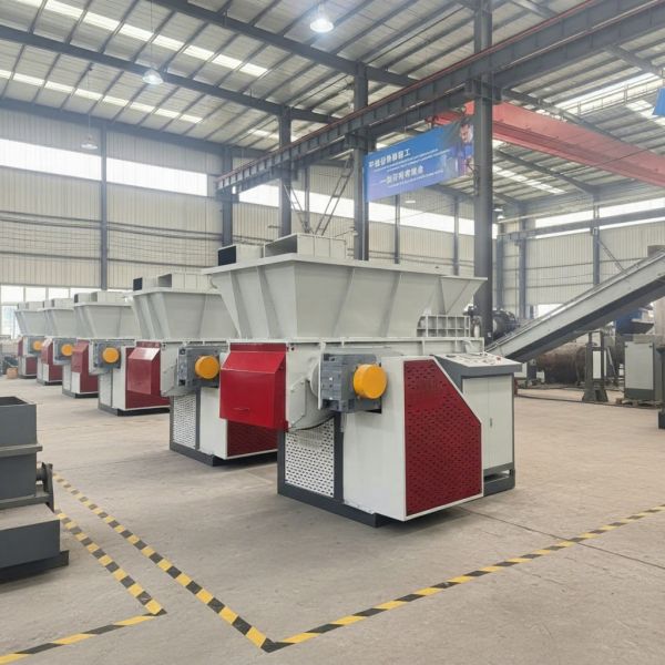 High Capacity Single Shaft Shredder Machine for Plastic Pallets Crate Recycling