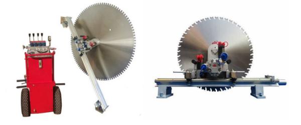 620mm 25kw Concrete Wall Cutting Machine For Door Vertical Circular Saw Cutting