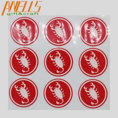 Embossed Heat Transfer Garment Label Non Toxic  PMS Pantone