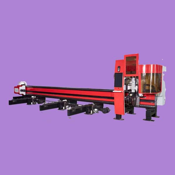 B23 Cortador de tubos automático con láser para tubos redondos de 8-120 mm 6-12 m de longitud