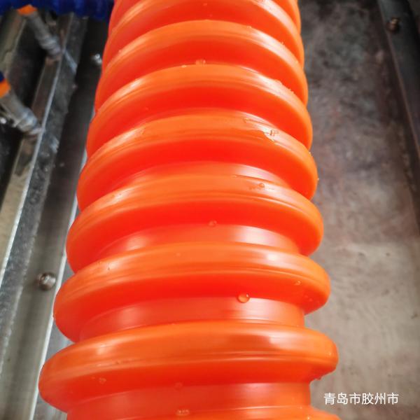 Water Cooling Method Spiral Pipe Extrusion Line For PE PP Production