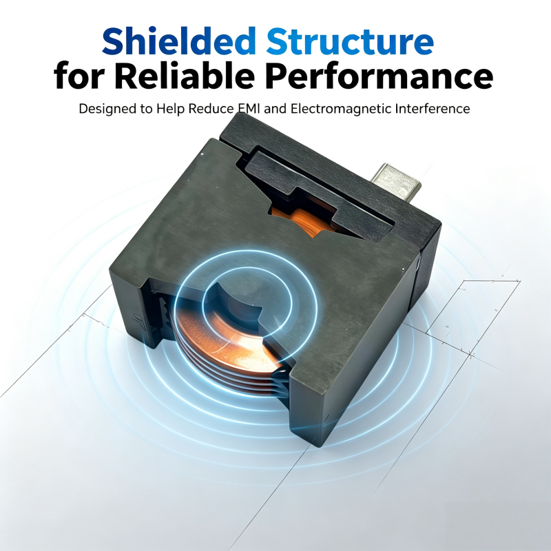3.3uH Shielded SMD Power Inductor with 10A / 14A High Current for DC-DC Converter Power Supply