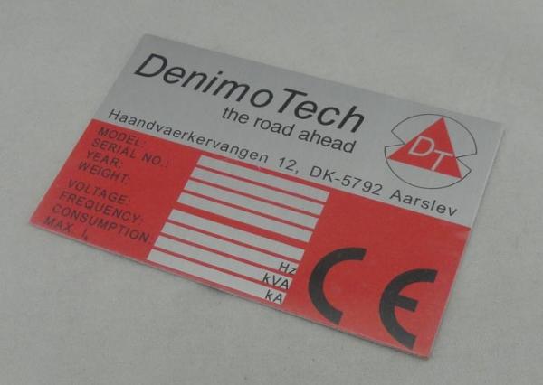 Aluminum Souvenir Badges For Machine With Epoxy , Laser Engravable And Adhesive Tape