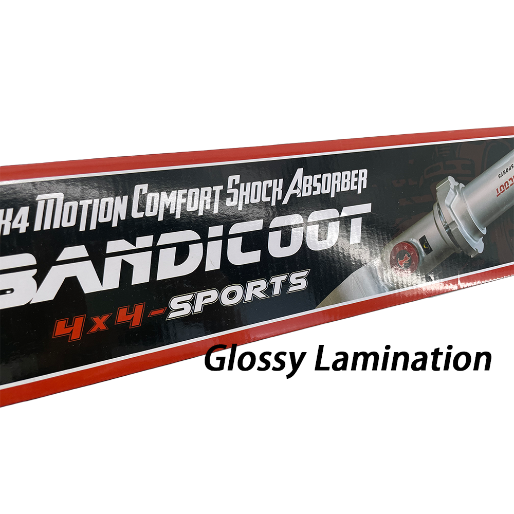 High End Auto Parts Shock Absorber Black Packaging Paper Box Custom Box With Logo