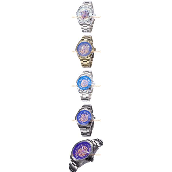 SH04 Full Stainless Steel Watch SHENHUA Vintage Watch Retro Watch Mechanical Watches Men