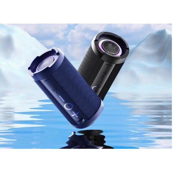Portable IPX7 Bluetooth Speakers Black Blue Grey Outdoor Waterproof Bluetooth Speakers
