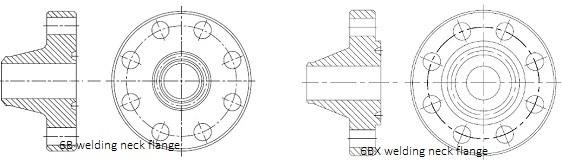API 6A Flange,Blind Flange,6BX and 6B Welding Neck Flanges/Test Flanges/Target Flanges, Lead Filled