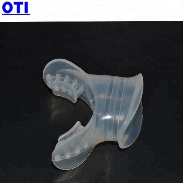 Custom Silicone Snorkel Mouthpiece for Diving Moulding Cutting Service