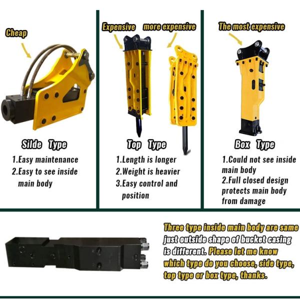 Factory Price CAT345D Breaker Hammer HL-195S EB1950 EC-185 Rock Breaker For 45-75 Tons Excavator