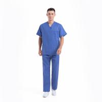 Les uniformes de marque de distributeur d'hôpital médicaux frotte les uniformes médicaux de douille courte en gros d'Uniformes que les soins frottent des ensembles