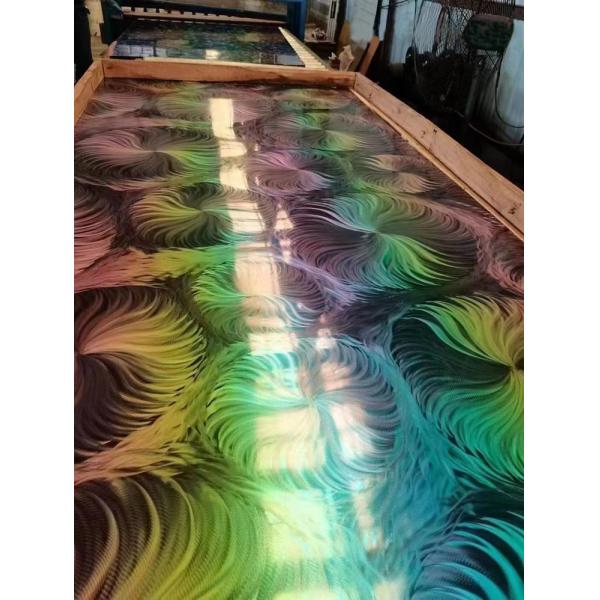 201 304 316 Цветное 3D полированное образец Нержавеющая сталь для декорации стен