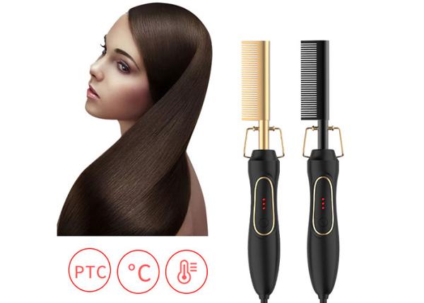 45W Professional Electric Hot Comb Aluminium Alloy Ceramic CE ROHS Certificate