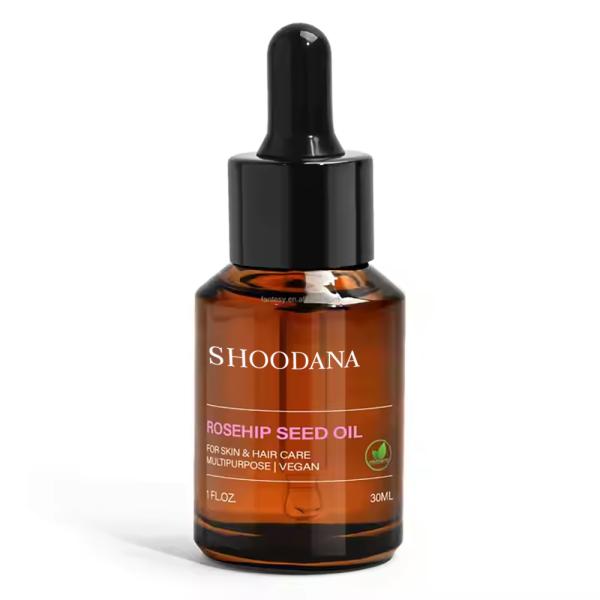 Huile pour le visage à l'huile de graines de rose en marque propre : réparations, soins, garde les cheveux brillants, 30 ml, hydratation de la peau, éclaircissement, absorption rapide, huile pour le visage