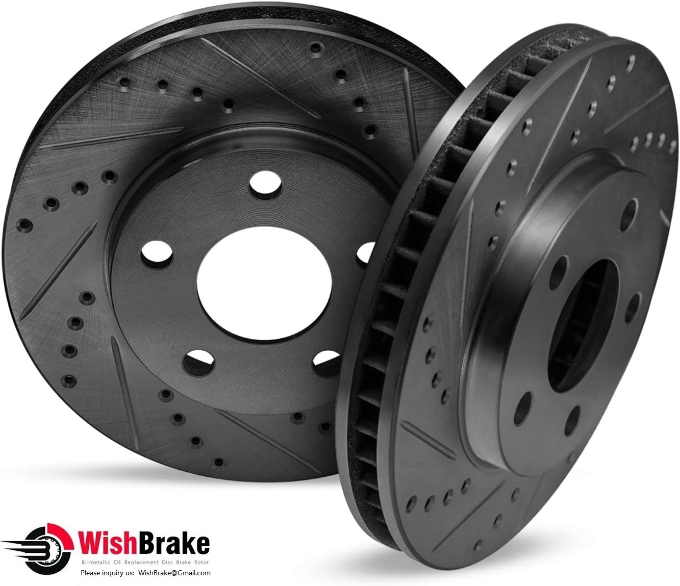 High-Performance Brake Rotors: Cross-Drilled And Diamond Slotted Rotors Ensure Maximum Braking Performance, Durability, Smooth And Quiet Stops