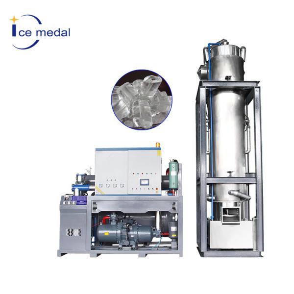 Large Capacity 139.3 Kw Tube Ice Machine For Food Chilling Preserving