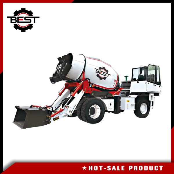 Automatic Concrete Loading And Feeding Mixing Truck For Ready Mix Concrete Plant