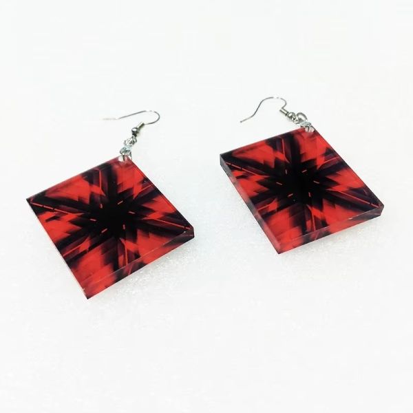 Blank Sublimation Acrylic Earrings For Custom Girl Gifts