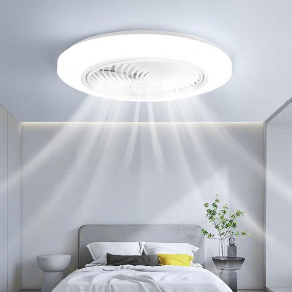 エネルギーを節約するダイマー可能なLED天井扇風機 現代のデザインスタイルとLED技術
