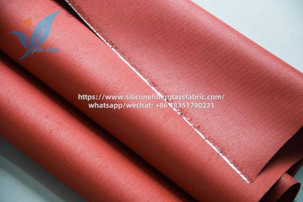 1.5mm Silicone Coated Fiberglass Fabric For Duct Flexible Connectors