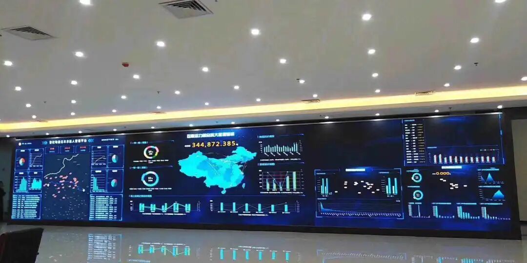 Front Maintenance Small Pitch LED Screen Display P0.9 P1.2 P1.5 16 Bit Grayscale