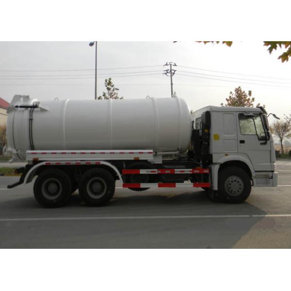 Тележка 6X4 Euro2 290HP нечистот вакуума большой емкости сверхмощная, ISO