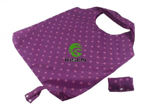 Vest Type Reusable Vegetable Bags , 100 Ripstop Foldable Polyester Grocery Bags
