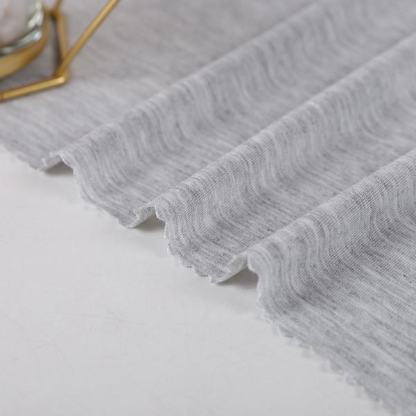 Free Sample Organic Pure Bamboo Cotton Spandex Mix Fleece Fabric