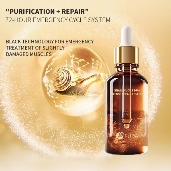 Primeros Auxilios B5 Panthenol Esencia de Mucus de Caracol Hidratante para Reparación de la Barrera Cutánea para Piel Sensible