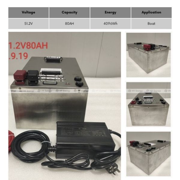 Lithium Batteries 24V 48V 80ah 100AH 200AH 300AH 600AH Trolling Motor Battery for Boat