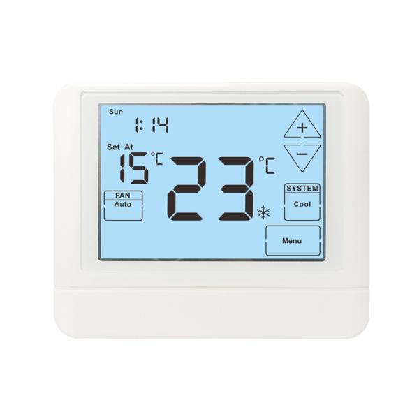 Thermostat programmable 7 jours pour chauffage par le sol à eau économe en énergie avec ABS PC anti-inflammable