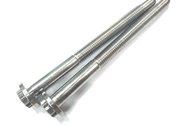 12 Point Flange Car Industrial Silver Strength Corrosion Resistant Metal Bolts
