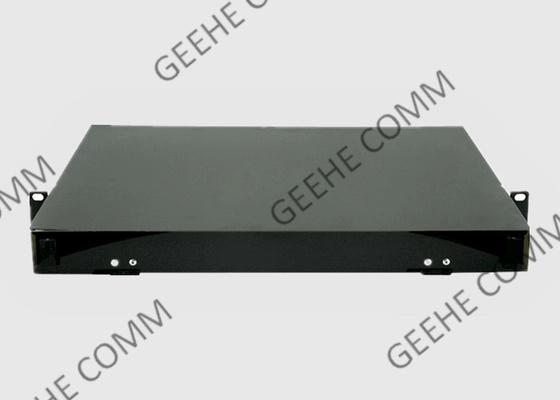 1U HD Rack Mount Fiber Patch Panel With MPO / MTP Cassette Or Adapter Panel