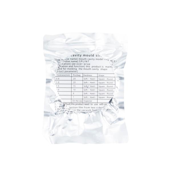 Dental Vacuum Forming Clear Teeth Aligners Invisible Lines TPU Sheet 0.4mm 0.63mm 0.76mm