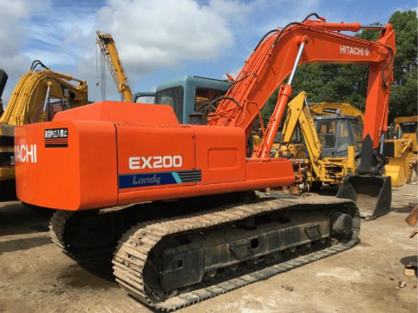 20 máquina escavadora EX200-1 de Hitachi da mão da tonelada segunda, equipamento movente de terra de Hitachi 