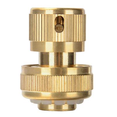 4PCS Brass Garden Hose Connectors , Brass Hose Pipe Tap Connector