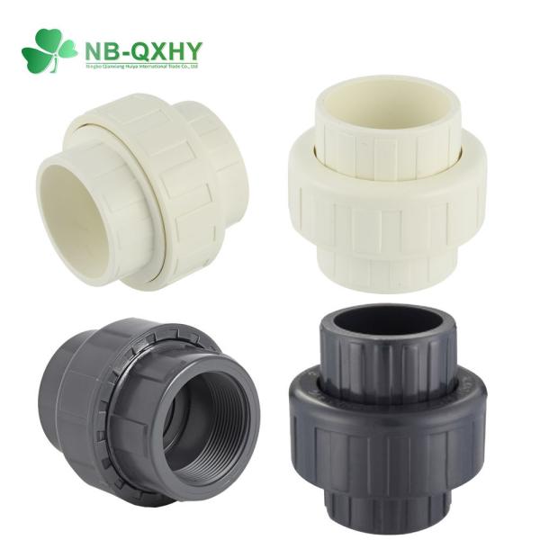 1/2-4 de polegada ASTM DIN BS Sch40/80 PVC Tubo Fitting Female Socket Thread UPVC CPVC União para abastecimento de água