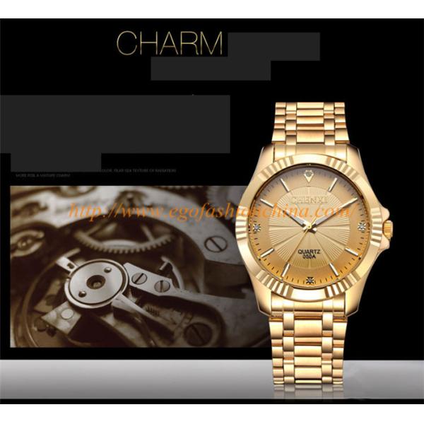 050A Stainless Steel Watch Black White Gold Watch Golden Watch Luxury Watch Gift Watches