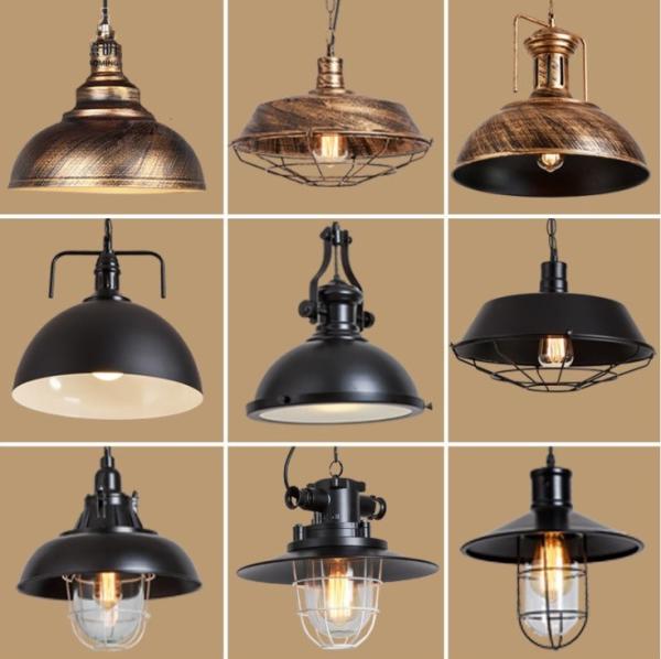 LOFT Industrial Style LED Pendant Lamp for restaurants , bars, cafes,etc