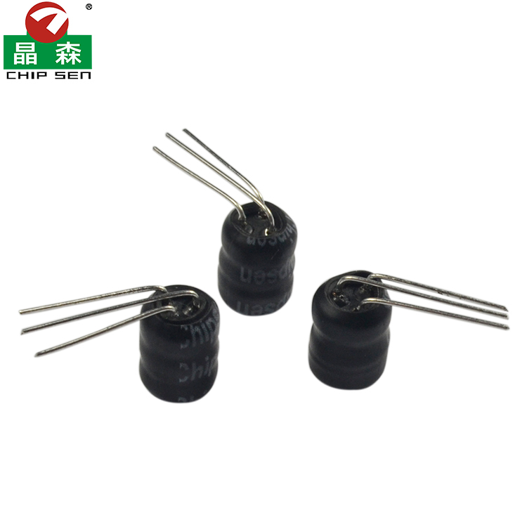DR3W 9x12 3 Pins Drum Core Inductor Radial Choke Coil For Switching Power Supply