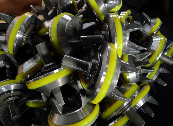 National 14P220 mud pump fluid end liner, zirconia liner, pistons, valves and seats, National 12P160, 10P130 mud pump