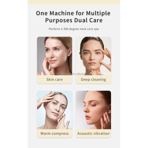 Masseur facial et cou liftant pour la maison, masseur liftant en forme de V pour raffermir et blanchir la peau