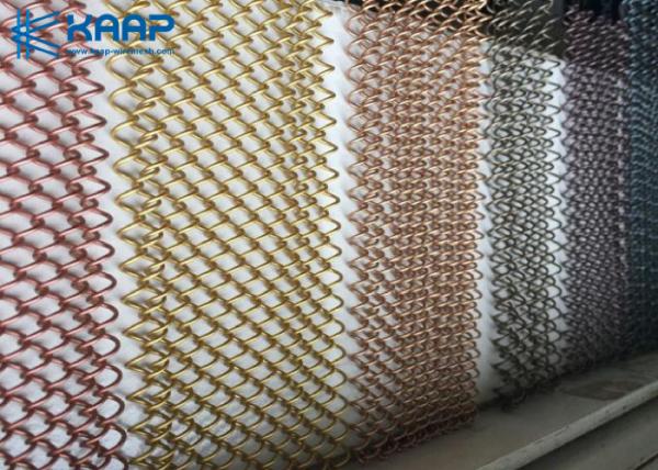 Unique Patterns Decorative Mesh Panels High Practicality Extensive Application