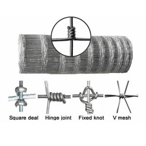 Galvanized Square Holes Rodent Proof Farm Fence for Livestock and Field Protection