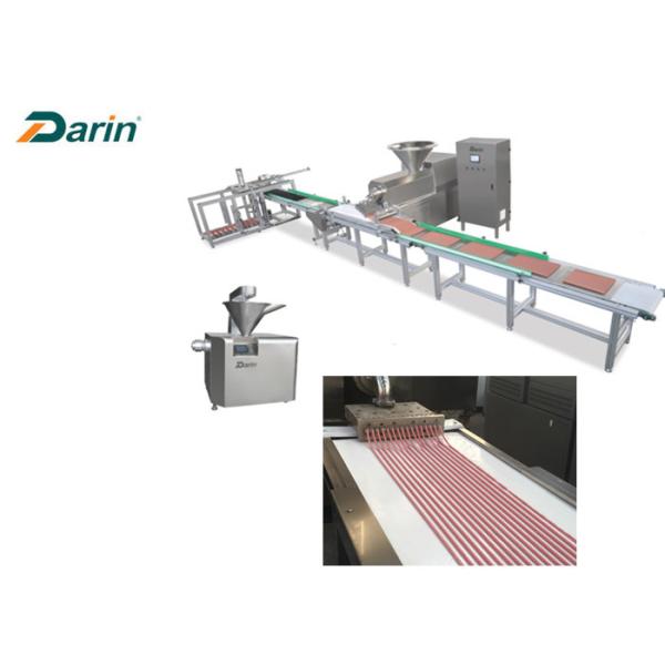 O CE aprovou a linha de processamento petiscos dos alimentos para animais de estimação de /Dog cola a linha de processamento da tira da carne da forma