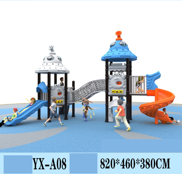 High-quality LLDPE plastic galvanized steel outdoor  children's playground equipment kindergarten at a competitive cost 
