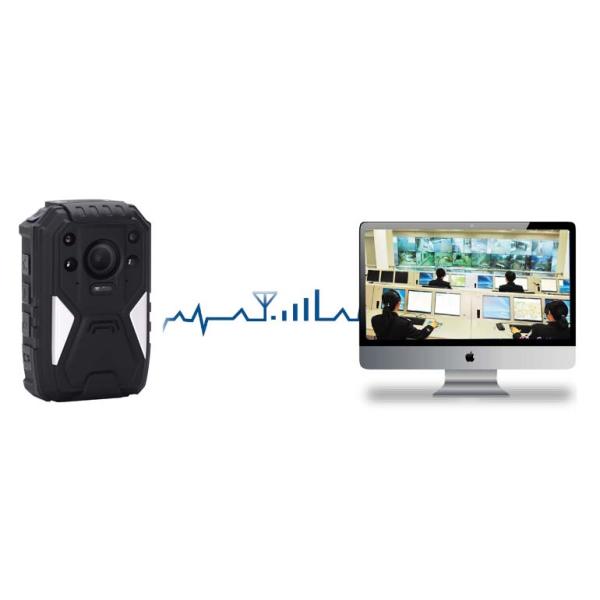 Security Guard Wireless 4G Body Camera Live View 1440P Weatherproof For  Police