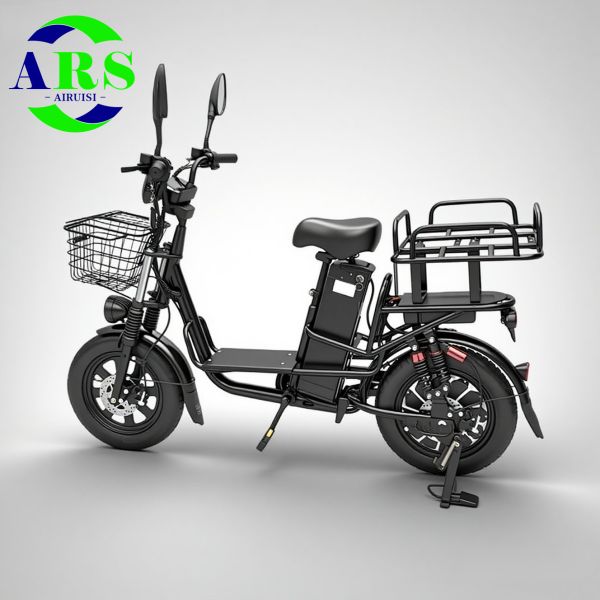 Yilan Dual Battery Fast Market Food Delivery Electric Bike Vehicles Transportation E-bike Cargo Food Electric Bike With Big Carrier