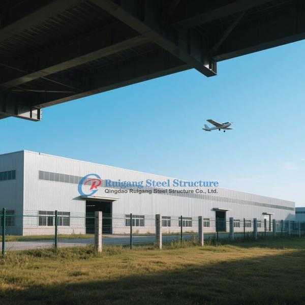 Robust Customized Steel Structure Warehouse With Wide Clear Spans Galvanized Or Painted Surface