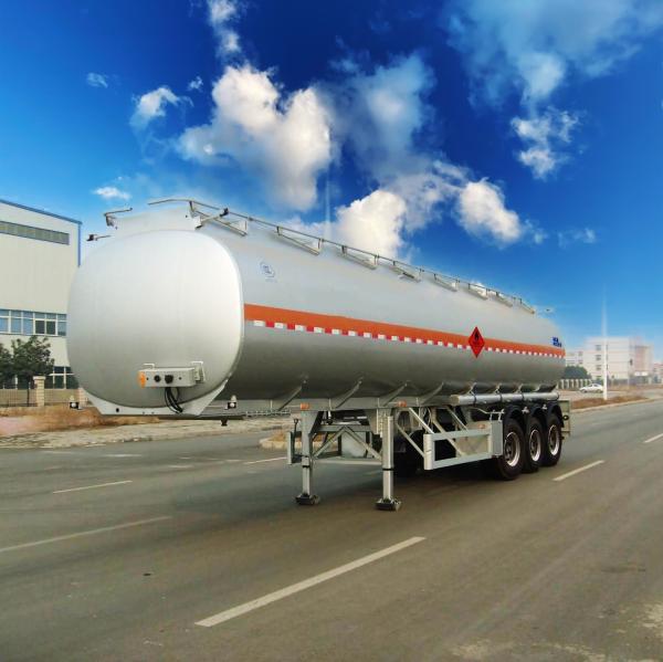 3 Axles 36000L 30t Trailer Mounted Fuel Tank Heavy Duty